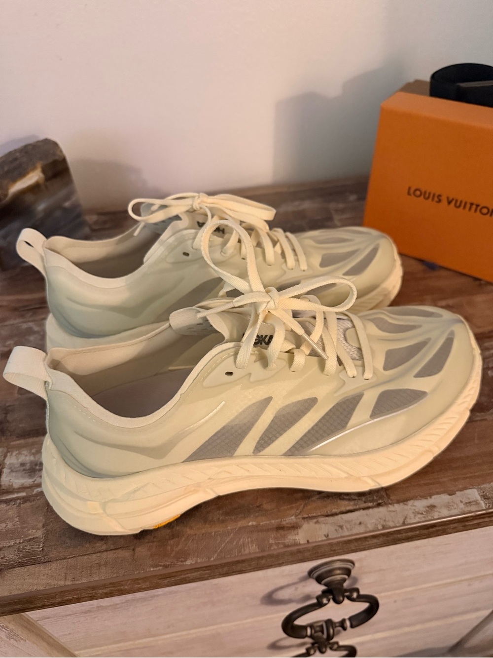 Hoka One One Women's Truffle yellow Sneakers